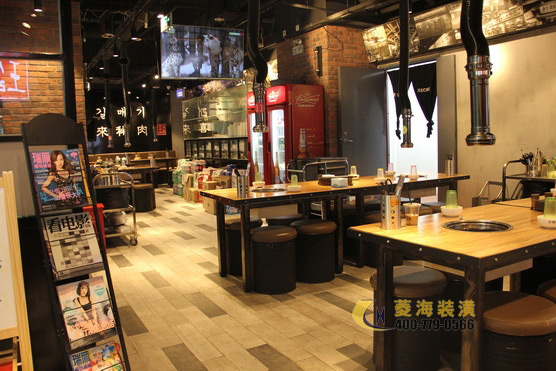 烤肉店設(shè)計裝修效果圖