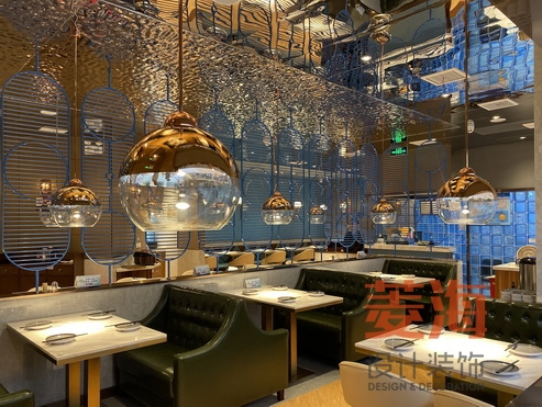 干鍋牛蛙店大堂設(shè)計