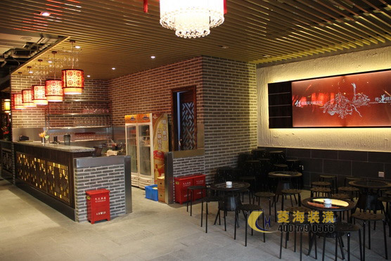 火鍋店吧臺(tái)設(shè)計(jì)裝修