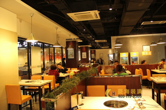 火鍋店卡座設(shè)計(jì)