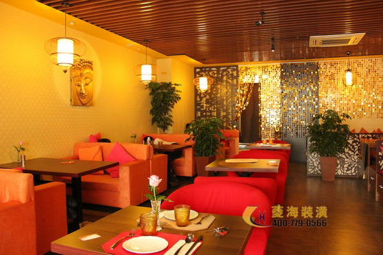 泰國(guó)餐廳設(shè)計(jì)裝修效果圖