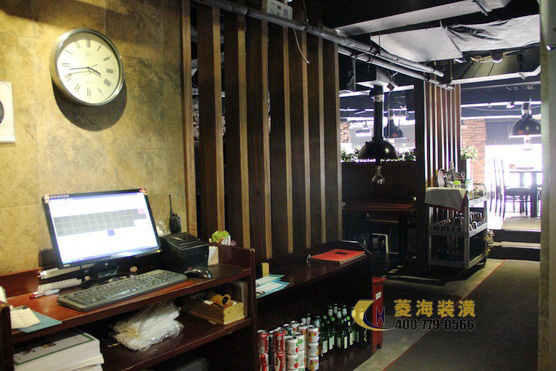 韓國料理店收銀臺(tái)設(shè)計(jì)