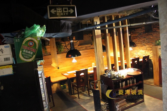 韓國料理店隔斷設(shè)計(jì)