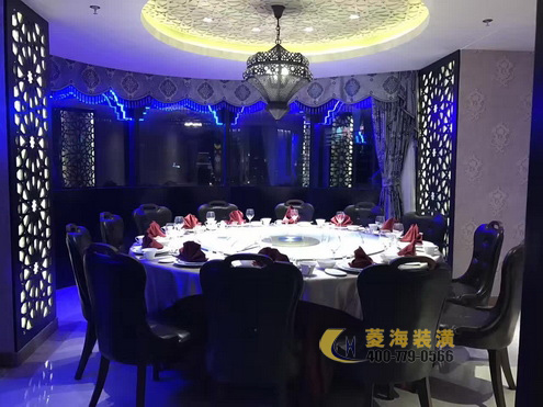 西北菜餐廳吊頂設(shè)計(jì)裝修