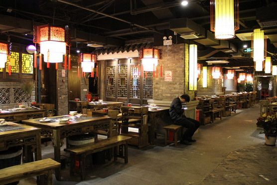 火鍋店吧臺(tái)設(shè)計(jì)裝修