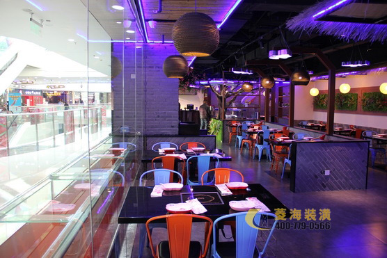 魚火鍋餐廳就餐區(qū)布局設(shè)計(jì)