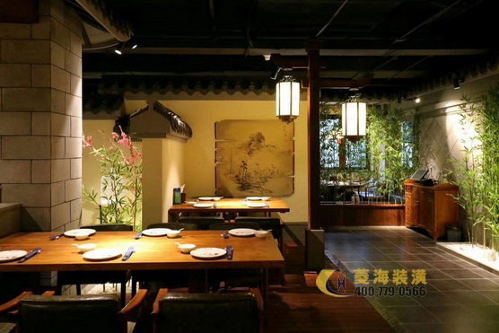 江南園林飯店設(shè)計效果圖