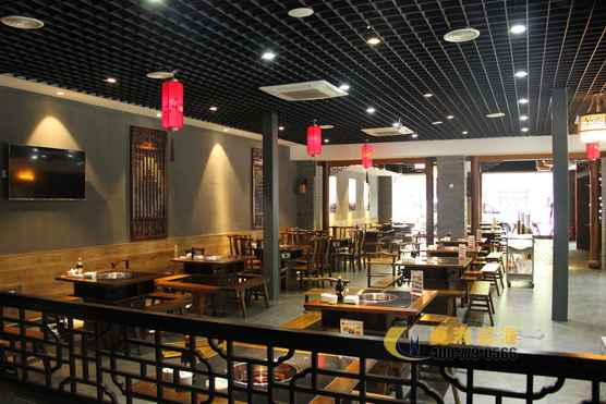 火鍋店卡座設(shè)計(jì)