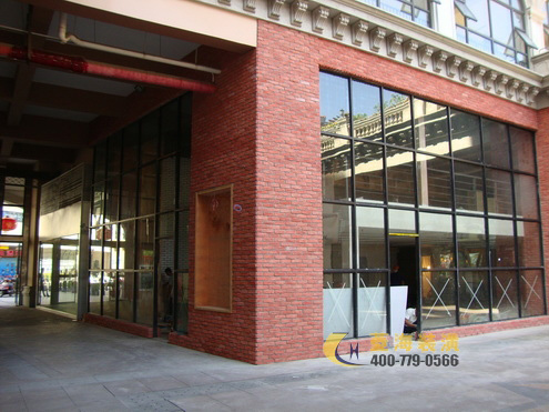 西餐廳門(mén)頭施工圖
