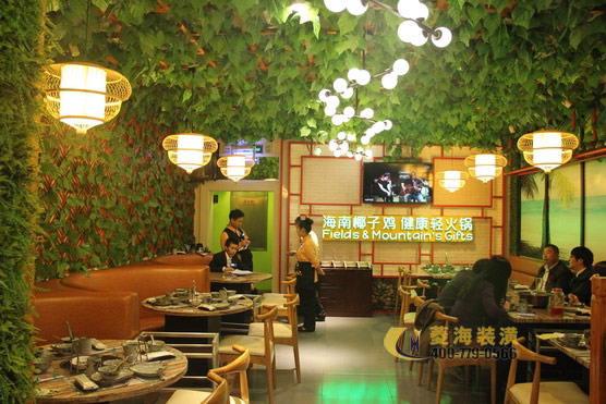 火鍋店設(shè)計(jì)裝修效果圖