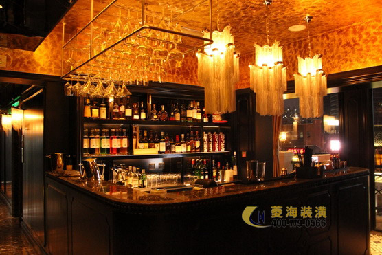 西餐廳吧臺設(shè)計裝修