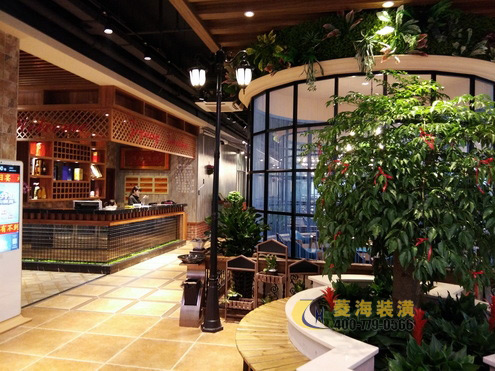 本幫菜飯店吧臺設(shè)計裝修