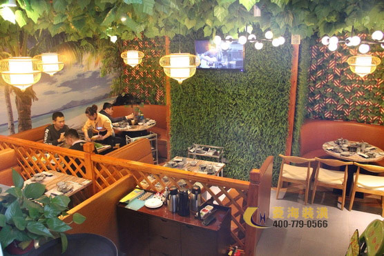 火鍋店隔斷設(shè)計(jì)裝修