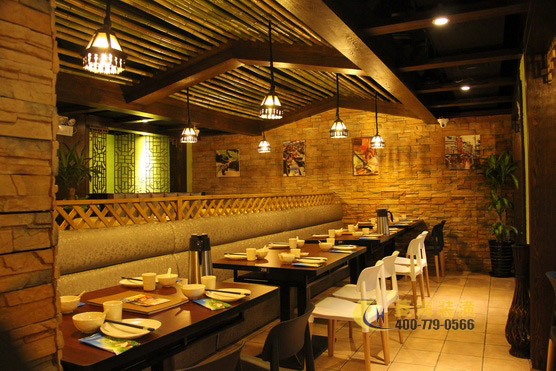 泰國(guó)餐廳卡座設(shè)計(jì)裝修