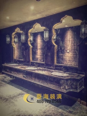 西北菜餐廳洗手間設(shè)計(jì)裝修